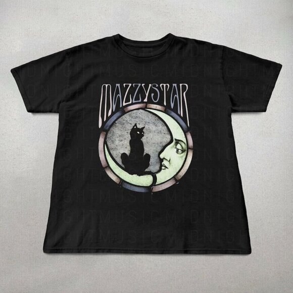 Dominique
B Other - Mazzy Star Moon And Cat Tee 90S Alt Rock Hope Sandoval T Shirt